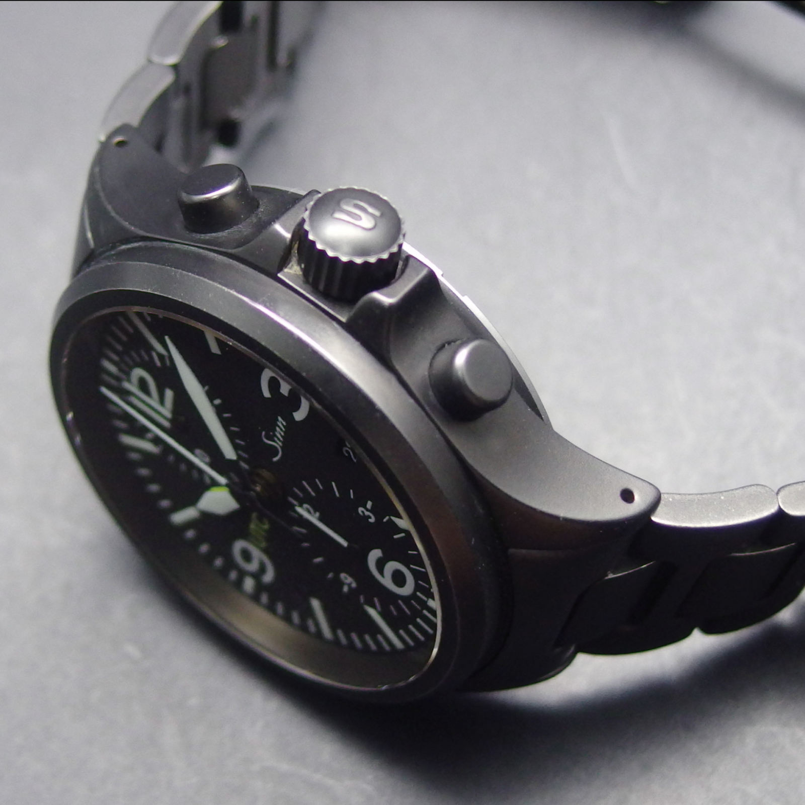 トケマー良品 SINN 756.S クロノグラフ UTC 箱 販売店保証書、説明書 あまりコマ付き