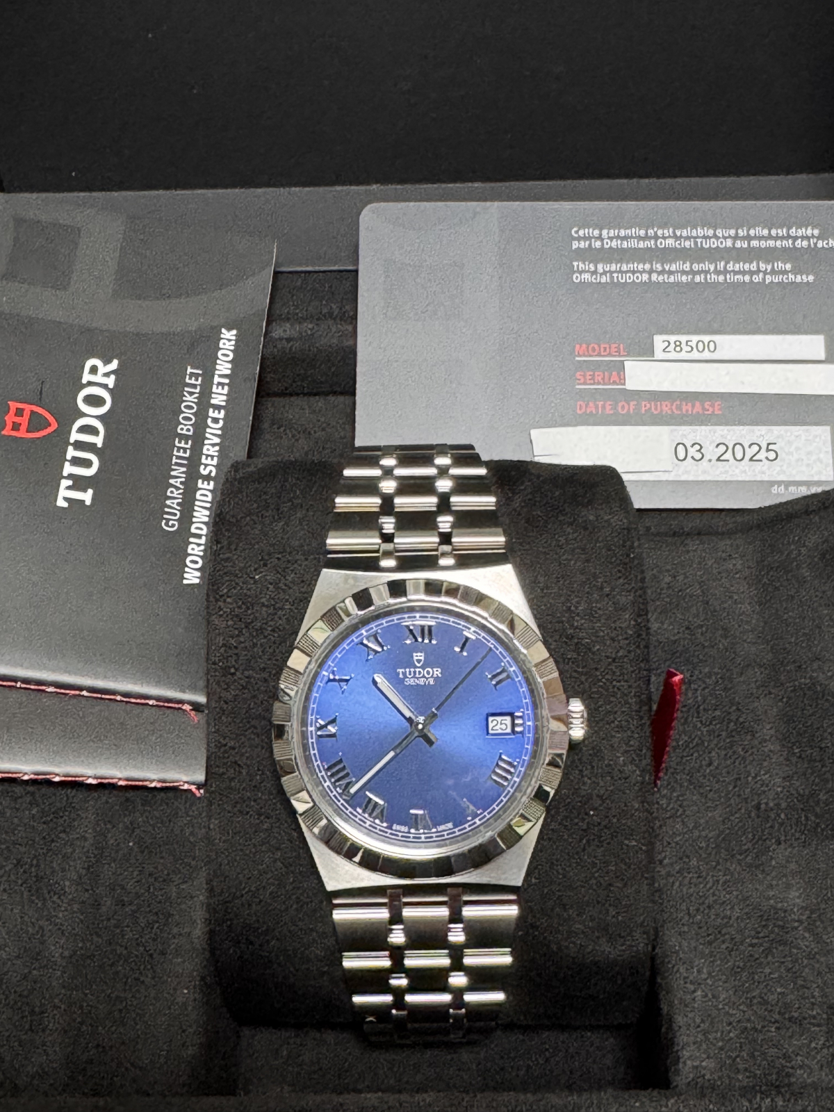 トケマー:TUDOR ROYAL 38㎜ Blue チューダー ロイヤル 青文字盤 
