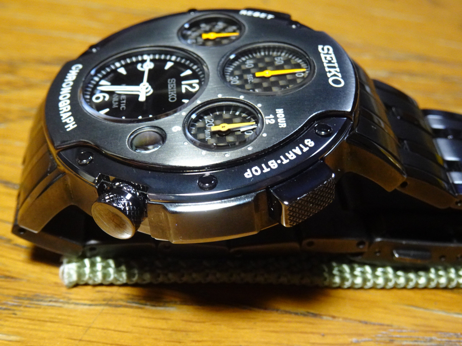 トケマー:SEIKO SBXZ003 日本限定500本 キネティッククロノ チタン
