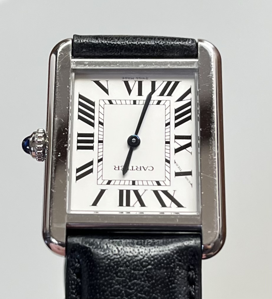 トケマー:ベルト2本付き！Cartier カルティエ タンクソロ SM WSTA0030
