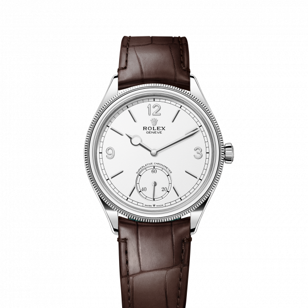 ロレックス 1908 ウォッチ 39mm ホワイトゴールド 52509-0002