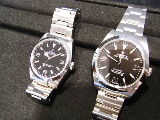 ロレックスROLEX エクスプローラーⅠ 214270と114270徹底比較