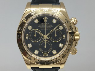トケマー :: ROLEX / ロレックス :: 【現金特価】ロレックス コスモグラフ デイトナ 116518G P番 メンズ 黒文字盤 自動巻 中古B 10039754 (137218)