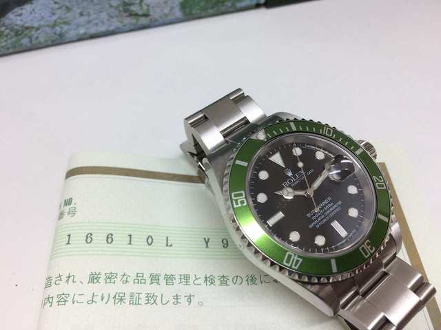 いつか200万円になるグリーンサブ 16610LV ビッグスイス