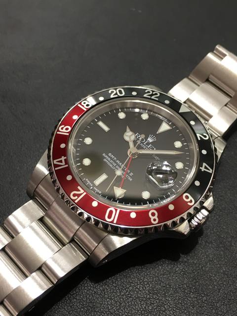 ROLEX GMT-MASTER II Ref.16710 D番 赤黒ベゼル