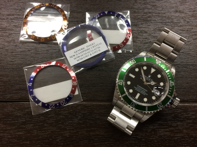 【最終値下げ】【美品】ROLEX ロレックス 緑サブマリーナー交換用ベゼル