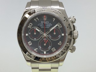トケマー :: ROLEX / ロレックス :: 【現金特価】 ロレックス コスモグラフ デイトナ 116509 V番 中古A ホワイトゴールド無垢 メンズ 黒文字盤 自動巻 2900032 (119102)