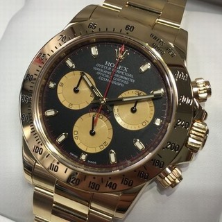 トケマー :: ROLEX / ロレックス :: コスモグラフ デイトナ :: 【現金特価】 ロレックス デイトナ Ref.116528 ランダム番 黒×シャンパン目 中古A 10059593 (161454)
