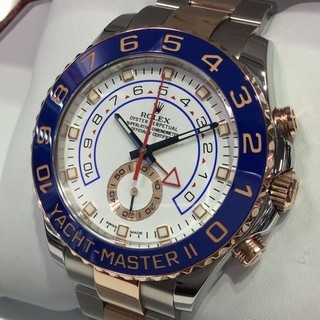 トケマー :: ROLEX / ロレックス :: 【現金特価】 ロレックス ヨットマスターⅡ116681 メンズ 白文字盤 自動巻 中古A 10071228 (155323)