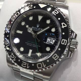 【現金特価】最終品番 ロレックス GMTマスターⅡ 116710LN 2019年3月印 ランダム番 黒文字盤 中古A10548359 (229346)