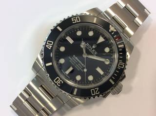 【現金特価】 ロレックス 114060 サブマリーナノンデイト ランダム品番 黒文字盤 メンズ 自動巻 中古A 10454644 (223659)