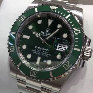 トケマー:【現金特価】ロレックス サブマリーナデイト 116610LV ランダム番 グリーン文字盤 新品 10246292 (201041)