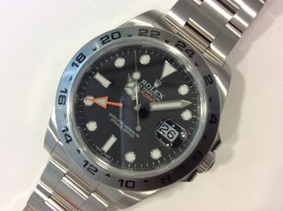 トケマー:【現金特価】 ロレックス エクスプローラーⅡ 216570 ブラック ランダム番 新品 10176814 (185477)