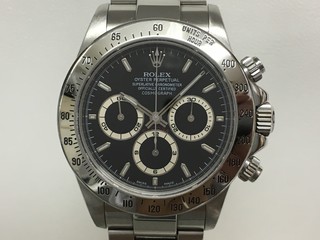 ロレックス コスモグラフ デイトナ 16520 A7番 メンズ 黒文字盤 自動巻 中古B 10046647 (149944)