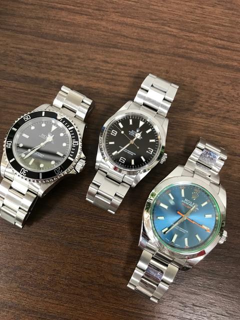 ロレックス】この夏欲しいメンズ3モデルを比較してみた。～ノンデイト編～