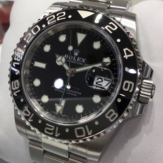 【現金特価】 ロレックス GMTマスターⅡ 116710LN ランダム番 黒文字盤 新品 10380324 (215616)