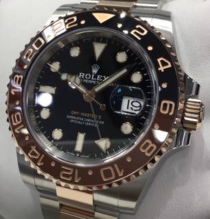 【現金特価】ロレックス GMTマスターⅡ 126711CHNR ランダム番 黒文字盤 未使用品 10441814 (220706)
