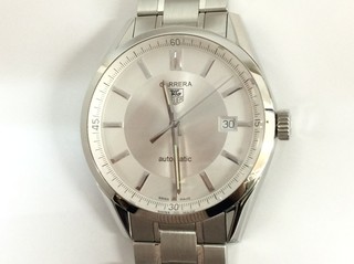 トケマー :: TAG HEUER / タグホイヤー :: タグホイヤー カレラ WV211A-3 シルバー文字盤 自動巻き 中古B 2632308 (122901)