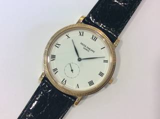 トケマー:パテックフィリップ カラトラバ 3919R メンズ ローズゴールド 白文字盤 手巻 中古AB 10216529 (199726)