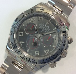 トケマー :: ROLEX / ロレックス :: 【現金特価】 ロレックス コスモグラフ デイトナ 116509 グレー ランダム番 自動巻 中古A 10048164 (142731)