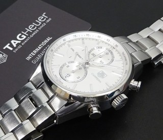 トケマー:国内正規品 TAG Heuer タグホイヤー カレラ キャリバー1887 クロノグラフ CAR2111.BA0724 自動巻 国際保証書あり 純正箱あり メンズ 本物 (183913)