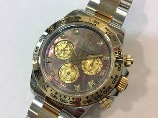 【現金特価】ロレックス コスモグラフ デイトナ 116503NG ブラックシェル×ゴールドクリスタル ランダム品番 メンズ 自動巻 中古B 10427154 (221888)
