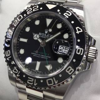 【現金特価】 ロレックス GMTマスターⅡ 116710LN 2019年印 ランダム番 黒文字盤 中古A 10502338 (225389)