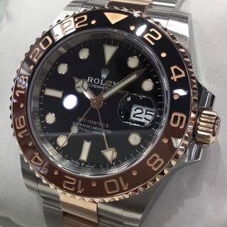 【現金特価】 ロレックス GMTマスターⅡ 126711CHNR ランダム番 黒文字盤 自動巻 中古A 10496638 (225427)