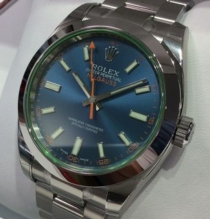 トケマー :: ROLEX / ロレックス :: メンズドレス :: 【現金特価】ロレックス ミルガウス Ref.116400GV ブルー文字盤 新品 10080717 (154075)