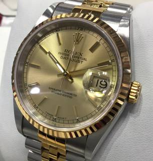 商品ランク中古Ａ型番16233文字盤シャンパン...