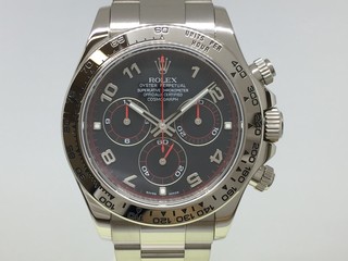 トケマー :: ROLEX / ロレックス :: 【現金特価】 ロレックス コスモグラフ デイトナ 116509 V番 中古A ホワイトゴールド無垢 メンズ 黒文字盤 自動巻 2900032 (120074)