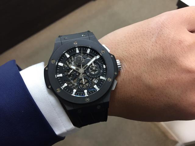 HUBLOT ウブロ ビッグバン アエロバン ブラックマジック