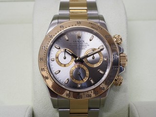 トケマー :: ROLEX / ロレックス :: ロレックス デイトナ コンビ グレー文字盤 116523 ランダム番 930118872 (164343)