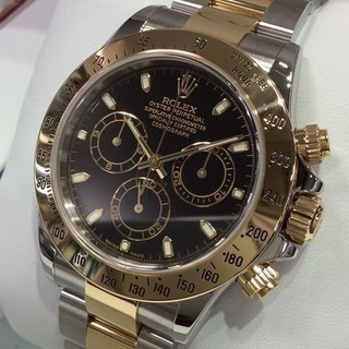 トケマー :: ROLEX / ロレックス :: コスモグラフ デイトナ :: 【現金特価】 ロレックス デイトナ Y番 Ref.116523 黒文字盤 中古A 962126773 (164339)