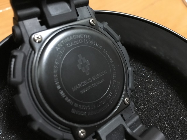 買ってみた】コラボモデルG-SHOCK×MARCELO BURLON GA-100MRB-1AJR