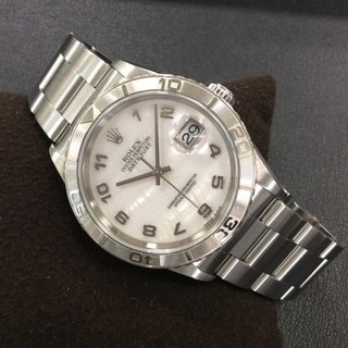 トケマー :: ROLEX / ロレックス :: メンズドレス :: ロレックス デイトジャスト サンダーバード Ref.16264NA Y番 ピンクシェル文字盤 自動巻き メンズ 中古Ｂ 2799595 (132662)