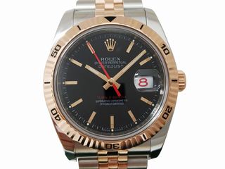 トケマー :: ROLEX / ロレックス :: 【現金特価】 ロレックス ターノグラフ 116261 デイトジャスト D番 PG/SS 黒文字盤 中古A 2921533 (146847)