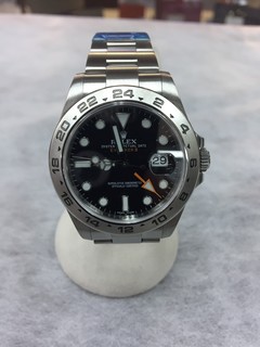 トケマー :: ROLEX / ロレックス :: エクスプローラー :: 【OH済 6ヶ月保証】ROLEX ロレックス エクスプローラーⅡ 216570 G番 メンズ 黒文字盤 920135088 (160837)