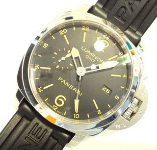 パネライ ルミノール1950 3デイズ GMT PAM00531 ブラック Q品番 メンズ 自動巻 中古AB 10048275 (149174)