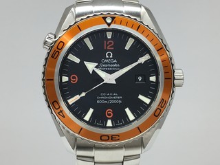 トケマー :: OMEGA / オメガ :: 【現金特価】 オメガ シーマスター プラネットオーシャン 2208.50 中古AB（ケース磨き済） メンズ 黒文字盤 自動巻 2924311 (122845)