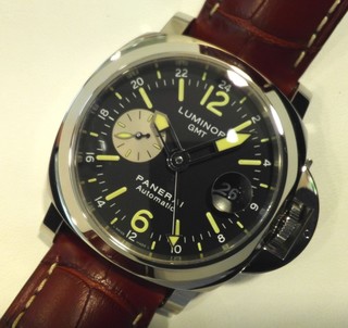 トケマー :: PANERAI / パネライ :: パネライ ルミノールGMT PAM00088 S番 ブラック 自動巻き 中古A 10041042 (143688)