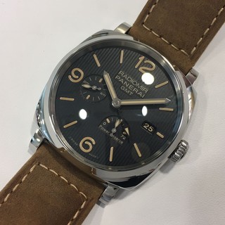 トケマー :: PANERAI / パネライ :: パネライ ラジオミール1940 3デイズ GMT パワーリザーブ PAM00658 自動巻 中古AB 2930463 (143836)