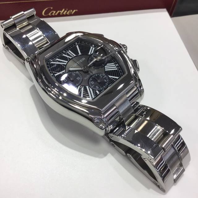 カルティエ CARTIER ロードスター クロノグラフ