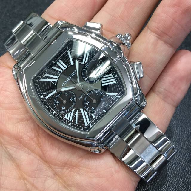 カルティエ CARTIER ロードスター クロノグラフ