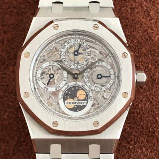 【現金特価】オーデマピゲ(AUDEMARS PIGUET)ロイヤルオーク スケルトン パーペチュアルカレンダー SS 25829ST.OO.0944ST.01 中古 (220487)