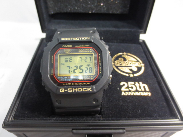 フェスにおすすめ】G-SHOCK 25周年記念モデルDW-5025SP【2008本限定】