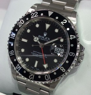 トケマー :: ROLEX / ロレックス :: GMTマスター :: 【現金特価】 ロレックス GMTマスターⅡ Ref.16710 黒黒ベゼル A番 メンズ 黒文字盤 自動巻 2789369 (147936)