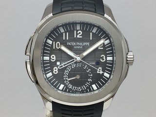 トケマー :: PATEK PHILIPPE / パテックフィリップ :: 【現金特価】 パテックフィリップ アクアノート トラベルタイム 5164A-001 メンズ 黒文字盤 自動巻 中古A 2921452 (126165)