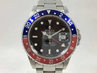 トケマー :: ROLEX / ロレックス :: GMTマスター :: ロレックス GMTマスター2 K8番 16710 保証書あり 青赤 10079860 (157889)