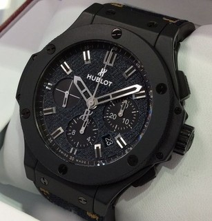 トケマー :: HUBLOT / ウブロ :: ビッグバン :: ウブロ ビッグバン ジーンズ Ref.301.CI.2770.NR.JEANS14 インディゴブルー文字盤 中古A 10081626 (155315)